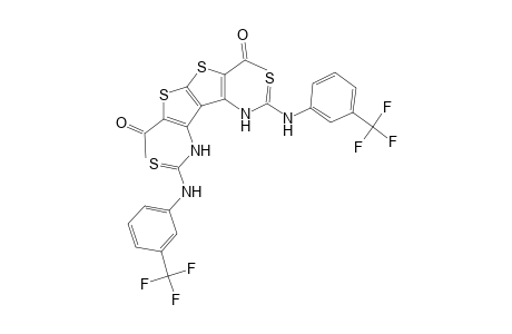 1,1'-(2,5-DIACETYLTHIENO[2,3-b]THIOPHENE-3,4-DIYL)BIS[2-THIO-3-(alpha,alpha,alpha-TRIFLUORO-m-TOLYL)UREA]