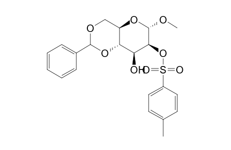 Methyl 4,6-O-benzylidene-2-O-tosyl-.alpha.,D-mannopyranoside