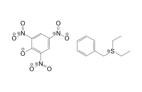 Benzyldiethylsulfonium picrate