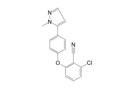 2-chloro-6-[p-(1-methylpyrazol-5-yl)phenoxy]benzonitrile