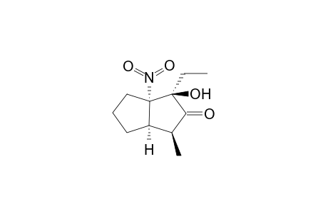 [1R*-(3S*-1.alpha.,3a.alpha.,6a.alpha.)]-1-ethyl-1-hydroxy-3,4,4a,5,6,7-hexahydro-3-methyl-6a-nitro-1,3a,4,5,6,6a-hexahydropentalen-2-one