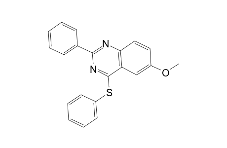 6-Methoxy-2-phenyl-4-phenylsulfanyl-quinazoline