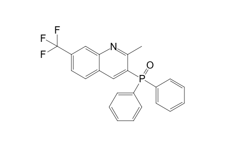 (2-Methyl-7-trifluoromethylquinolin-3-yl)diphenylphosphane oxide