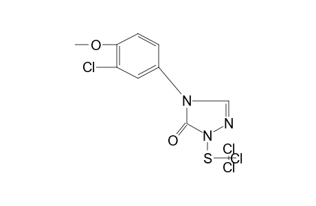 4-(3-CHLORO-4-METHOXYPHENYL)-1-[(TRICHLOROMETHYL)THIO]-delta2-1,2,4-TRIAZOLIN-5-ONE