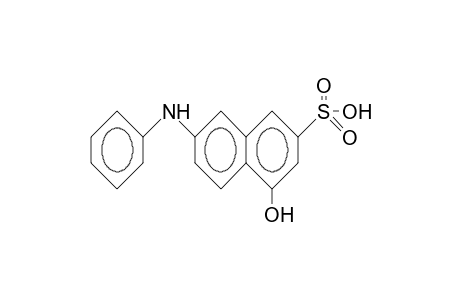 7-anilino-4-hydroxy-2-naphthalenesulfonic acid