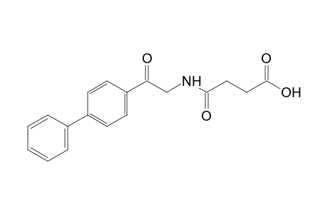 N-(p-phenylphenacyl)succinamic acid