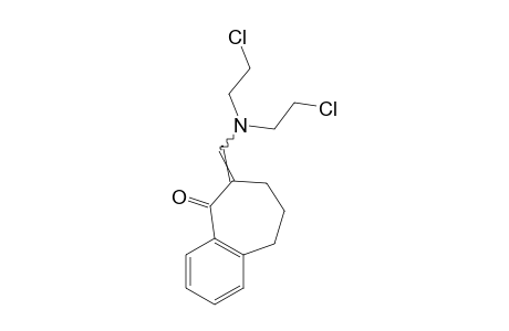 6-{[BIS(2-CHLOROETHYL)AMINO]METHYLENE}-6,7,8,9-TETRAHYDRO-5H-BENZOCYCLOHEPTEN-5-ONE