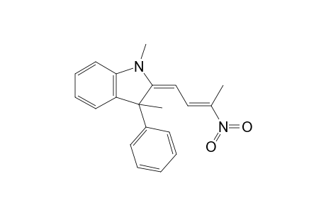 (1'E,2'E)-2,3-Dihydro-1,3-dimethyl-2-[(3'-nitro)but-2-enylidene]-3-phenyl-1H-indole