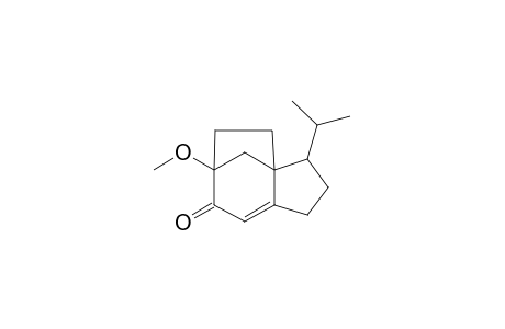 2-Isopropyl-8-methoxytricyclo[6.2.1.0(1,5)]undec-5-en-7-one