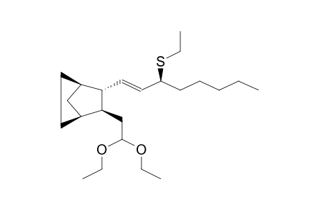 (1S,2S,3R,4R)-2-[3(R)-ETHYLMERCAPTOOCT-1E-ENYL]-3-(2,2-DIETHOXYETHYL)BICYCLO[2.2.1]HEPTANE