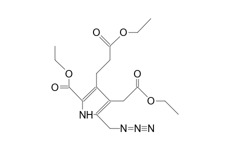 5-Azidomethyl-3-(2-ethoxycarbonyl-ethyl)-4-ethoxycarbonylmethyl-1H-pyrrole-2-carboxylic acid, ethyl ester