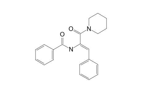 N-[2-Phenyl-1-(piperidine-1-carbonyl)-vinyl]-benzamide