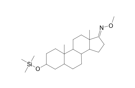 5.alpha.-Androstan-17-one, 3.alpha.-(trimethylsiloxy)-, O-methyloxime