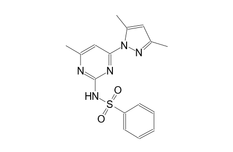 benzenesulfonamide, N-[4-(3,5-dimethyl-1H-pyrazol-1-yl)-6-methyl-2-pyrimidinyl]-