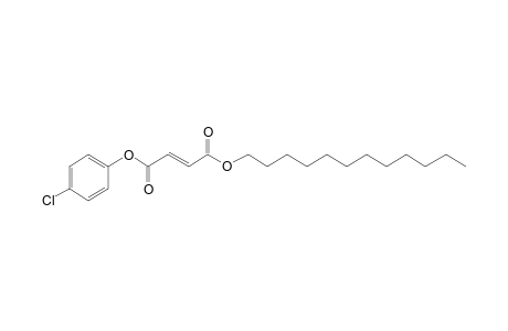 Fumaric acid, 4-chlorophenyl dodecyl ester