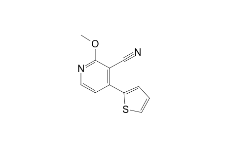 2-Methoxy-4-(2-thienyl)pyridine-3-carbonitrile