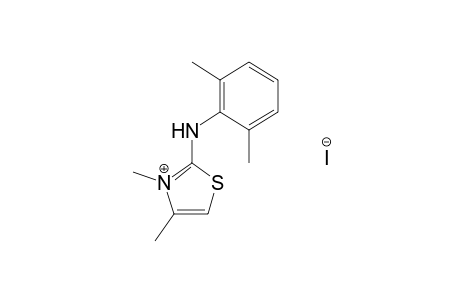 3,4-dimethyl-2-(2,6-xylidino)thiazolium iodide
