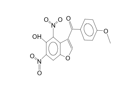 (5-hydroxy-4,6-dinitro-1-benzofuran-3-yl)(4-methoxyphenyl)methanone