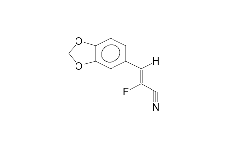 (Z)-1-FLUORO-1-CYANO-2-(3,4-METHYLENEDIOXYPHENYL)ETHENE