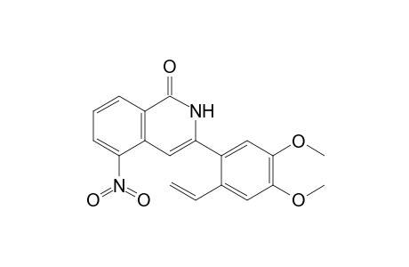 3-(4,5-Dimethoxy-2-vinylphenyl)-5-nitro-2H-isoquinolin-1-one