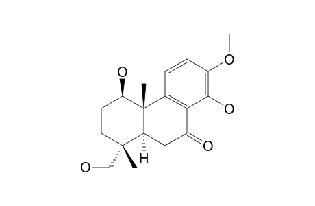 1-BETA,14,18-TRIHYDROXY-13-METHOXY-8,11,13-PODOCARPATRIEN-7-ONE