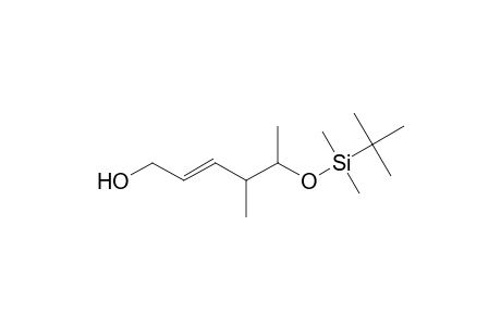 (E)-5-[tert-butyl(dimethyl)silyl]oxy-4-methyl-2-hexen-1-ol