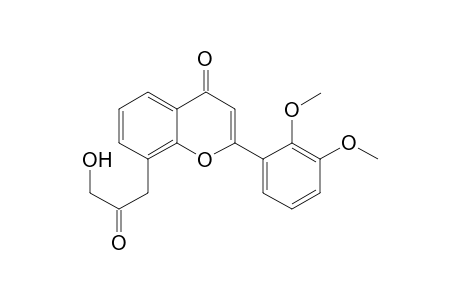 8-(3-HYDROXY-2-OXO-PROPYL)-2',3'-DIMETHOXYFLAVONE