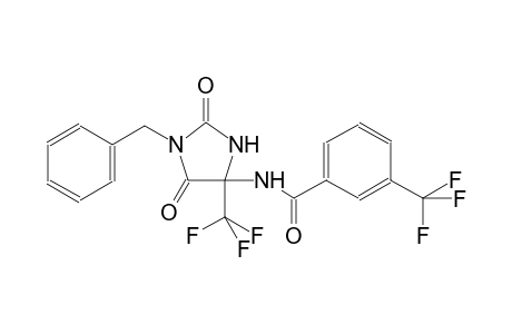 N-[1-benzyl-2,5-dioxo-4-(trifluoromethyl)-4-imidazolidinyl]-3-(trifluoromethyl)benzamide