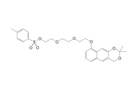 2-(2-(2-(2,2-dimethyl-4H-naphtho[2,3-d][1,3]dioxin-9-yloxy)ethoxy)ethoxy)ethyl 4-methylbenzenesulfonate