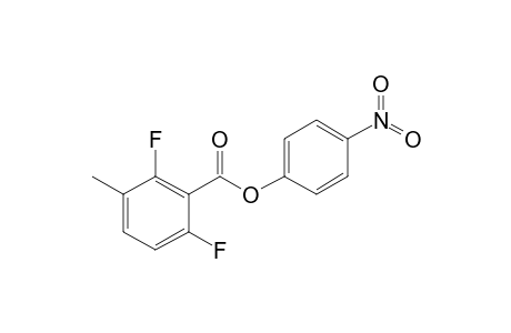 2,6-Difluoro-3-methylbenzoic acid, 4-nitrophenyl ester