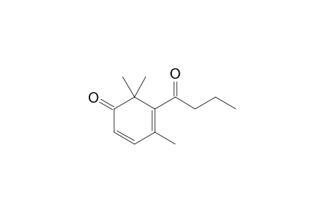 4,6,6-trimethyl-5-(1-oxobutyl)-1-cyclohexa-2,4-dienone