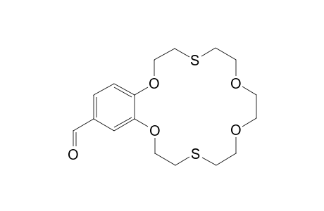 7,13-Dimethyl-7,13-diaza-1,4,10,12-tetraoxa-2,3-(3'-formylbenzo)cycloheptadec-2-ene