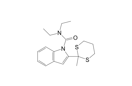 2-(2-Methyl-1,3-dithian-2-yl)-1-(diethylcarbamoyl)indole