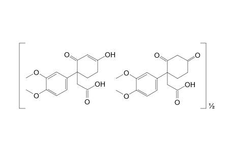 1-(3,4-dimethoxyphenyl)-2,4-dioxocyclohexaneacetic acid