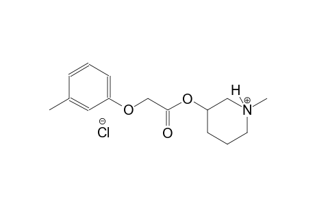 1-methyl-3-{[(3-methylphenoxy)acetyl]oxy}piperidinium chloride
