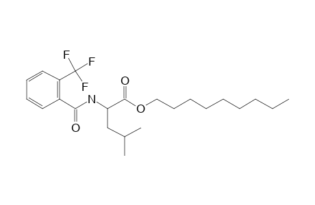 L-Leucine, N-(2-trifluoromethylbenzoyl)-, nonyl ester