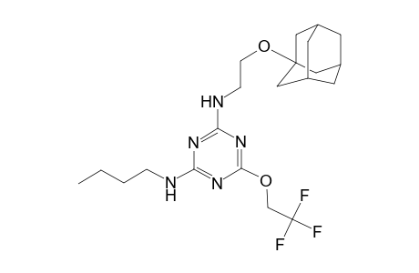 1,3,5-triazine-2,4-diamine, N~2~-butyl-N~4~-[2-(tricyclo[3.3.1.1~3,7~]dec-1-yloxy)ethyl]-6-(2,2,2-trifluoroethoxy)-