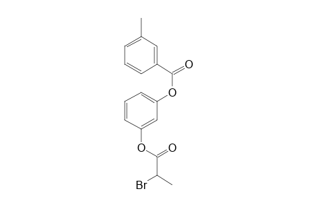 1,3-Benzenediol, o-(2-bromopropionyl)-o'-(3-methylbenzoyl)-