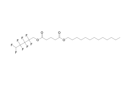 Glutaric acid, 2,2,3,3,4,4,5,5-octafluoropentyl tridecyl ester