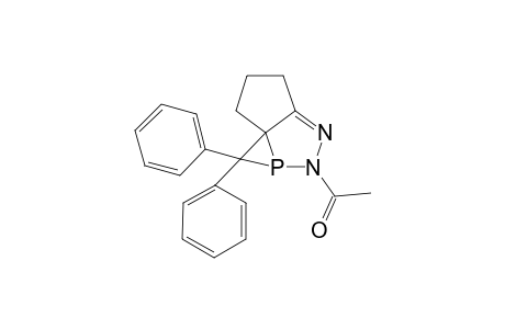 4-Acetyl-4,5-diaza-2,2-diphenyl-3-phospha-tricyclo[4.3.0.0(1,3)]non-5-ene