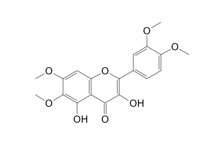 2-(3,4-dimethoxyphenyl)-3,5-dihydroxy-6,7-dimethoxy-1-benzopyran-4-one