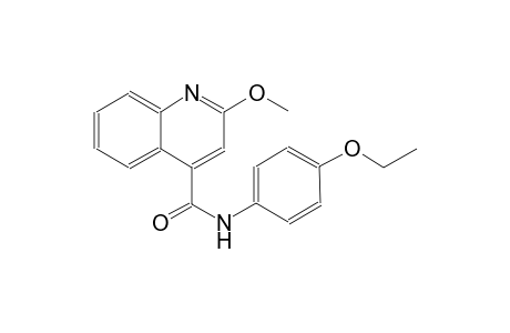 4-quinolinecarboxamide, N-(4-ethoxyphenyl)-2-methoxy-