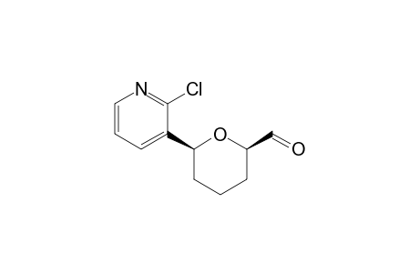 (2R,6S)-6-(2-Chloropyridin-3-yl)tetrahydro-2H-pyran-2-carbaldehyde