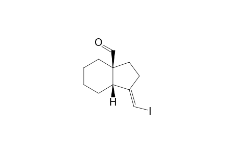 rel-(3aS,7aR,E)-1-(Iodomethylene)octahydro-1H-indene-3a-carbaldehyde