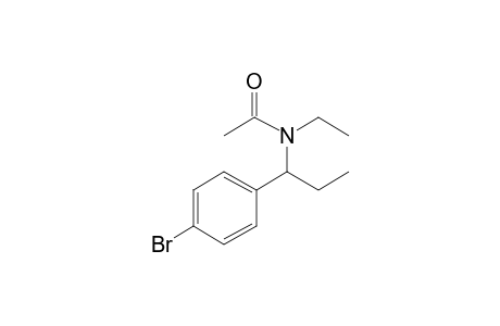 [1-(4-Bromophenyl)propyl](ethyl)amine, N-acetyl-