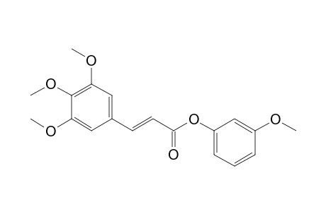 (E)-3-METHOXYPHENYL_3,4,5-TRIMETHOXYCINNAMATE