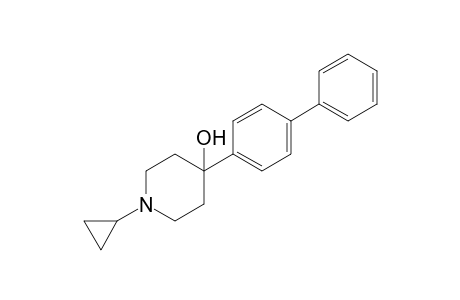 1-Cyclopropyl-4-(4-phenylphenyl)-4-piperidinol