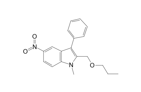 1-Methyl-5-nitro-3-phenyl-2-(propoxymethyl)-1H-indole