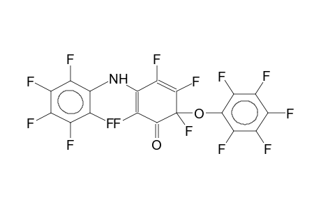 3-PENTAFLUOROANILINO-6-PENTAFLUOROPHENOXY-2,4,5,6-TETRAFLUORO-2,4-CYCLOHEXADIEN-1-ONE