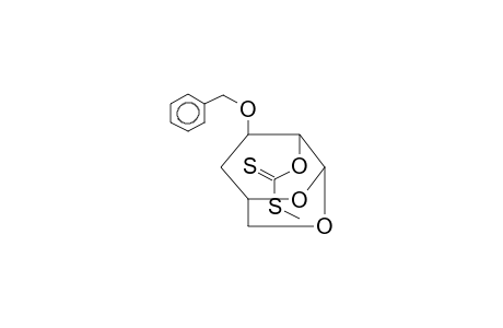 1,6-ANHYDRO-4-DEOXY-3-O-BENZYL-2-O-METHYLDITHIOCARBONYL-BETA-D-ARABINO-HEXOPYRANOSE